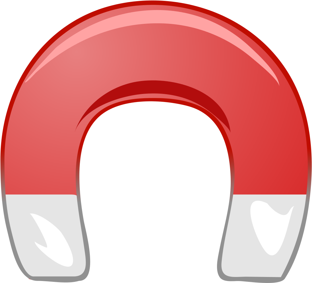 Horse Shoe Magnet - Horseshoe Magnet Clip Art (1126x1024)