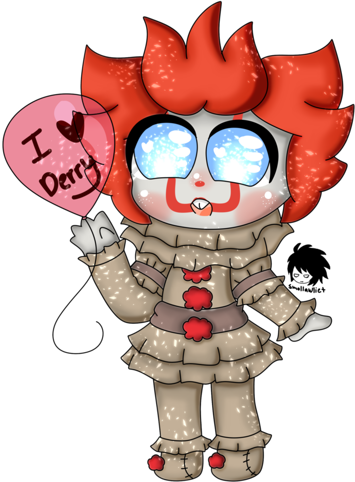 Chibi Pennywise By Smollawliet - Pennywise Pennywise Cute Drawings (779x1025)