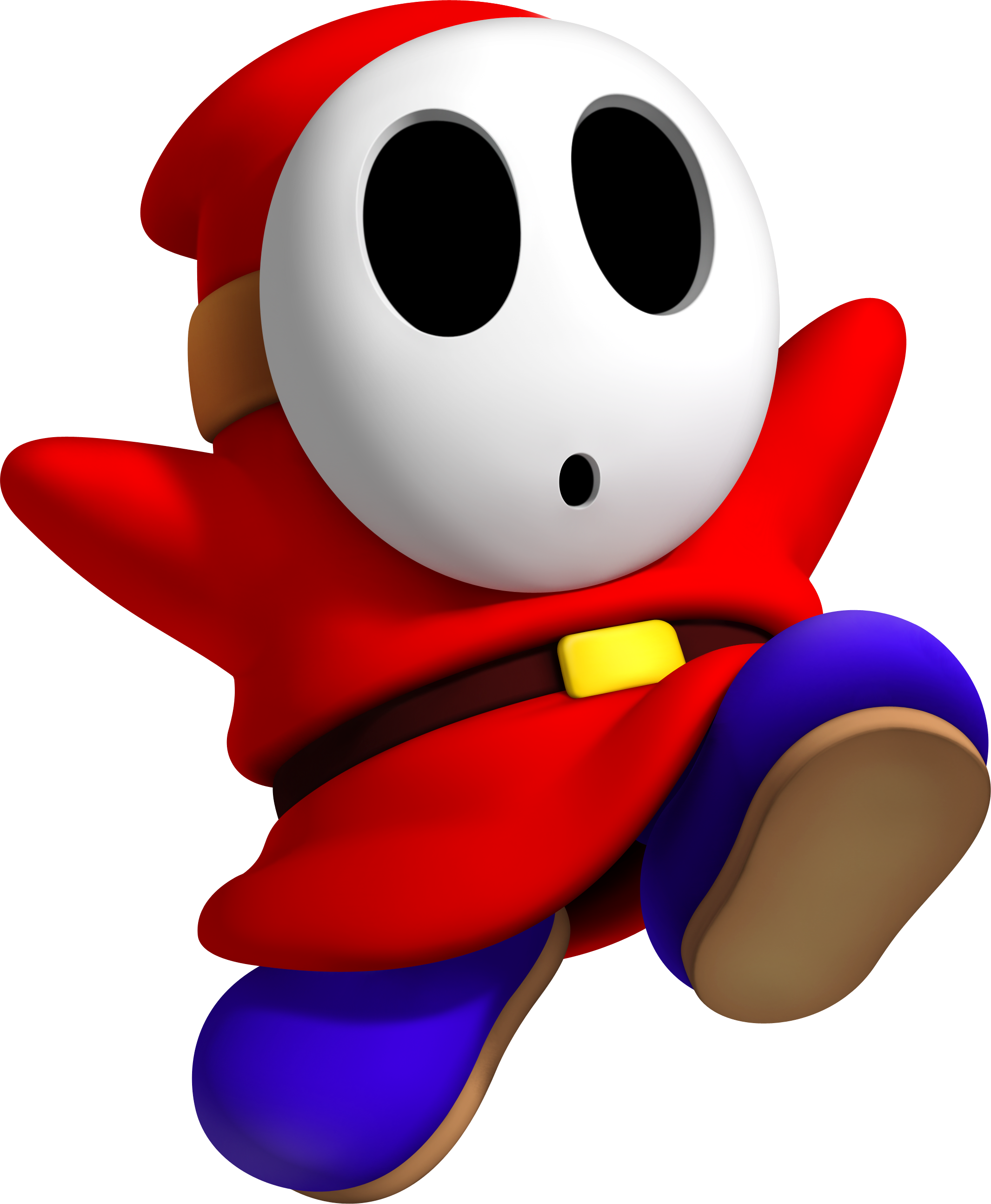 Shy Guy - Super Mario Bros Characters (2131x2589)