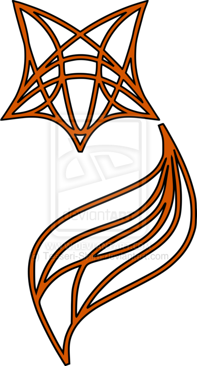 #fox #tattoo #orange #graphic - #fox #tattoo #orange #graphic (400x741)