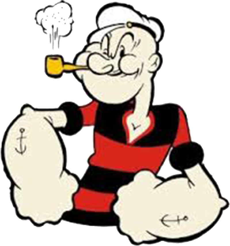 Mascote Do Flamengo - Popeye The Sailor Man (831x885)