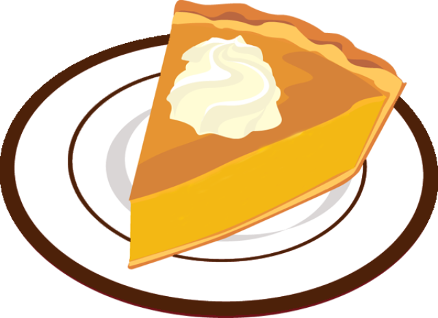 Desert Clipart Thanksgiving Pie - Thanksgiving Food Clip Art (640x465)
