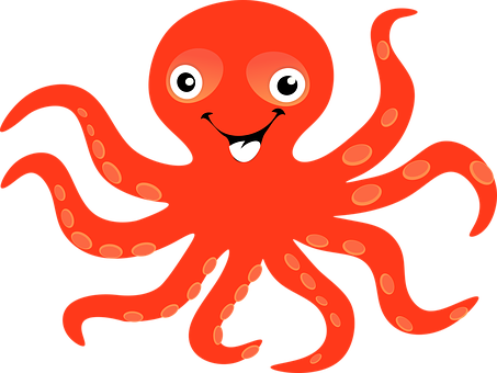 Silber Octopus, Das Meer, Küste, Ozean - Octopus Silhouette (453x340)