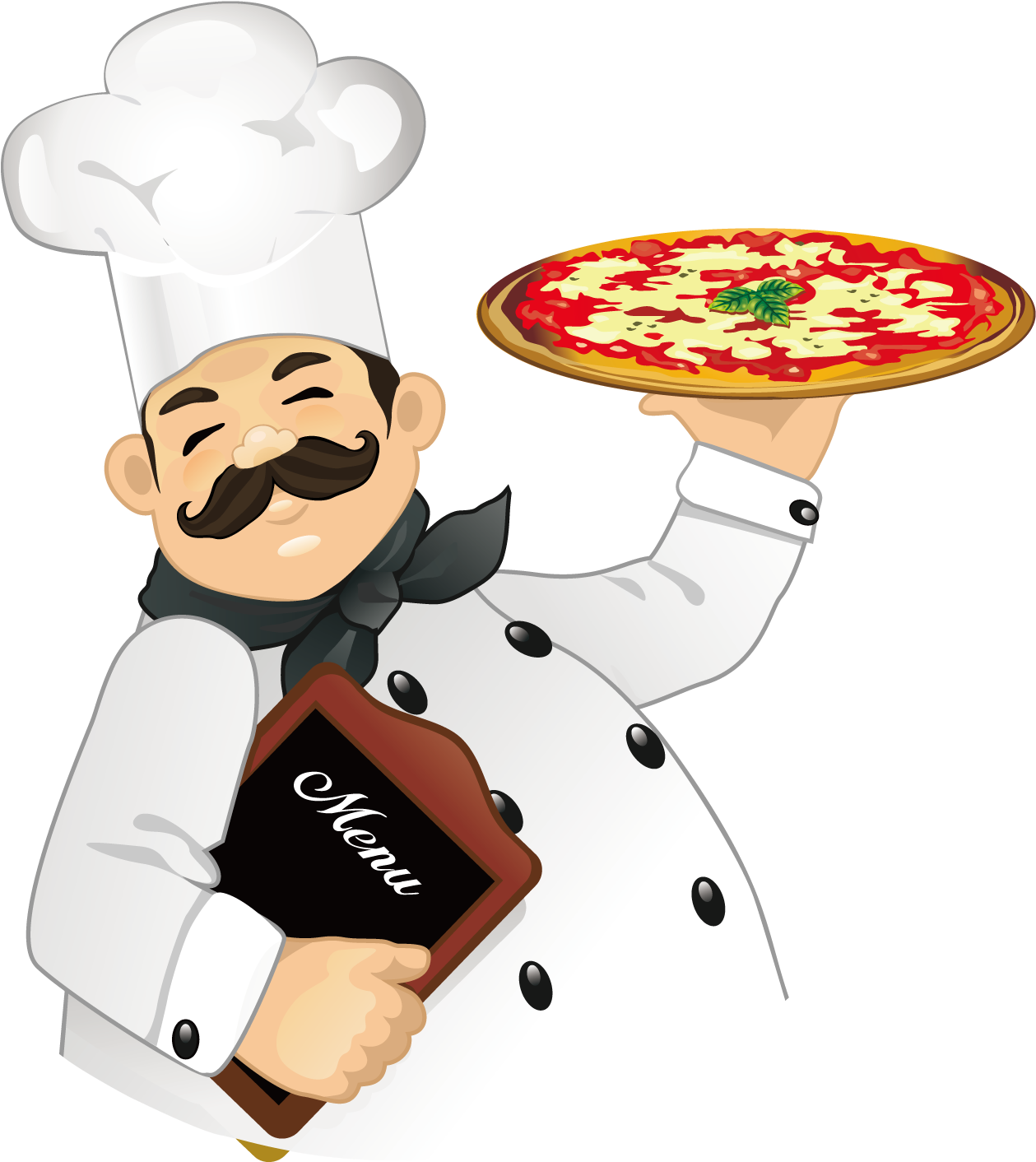 Pizza Italian Cuisine Chef Salad Antipasto - Chef Png (1500x1500)