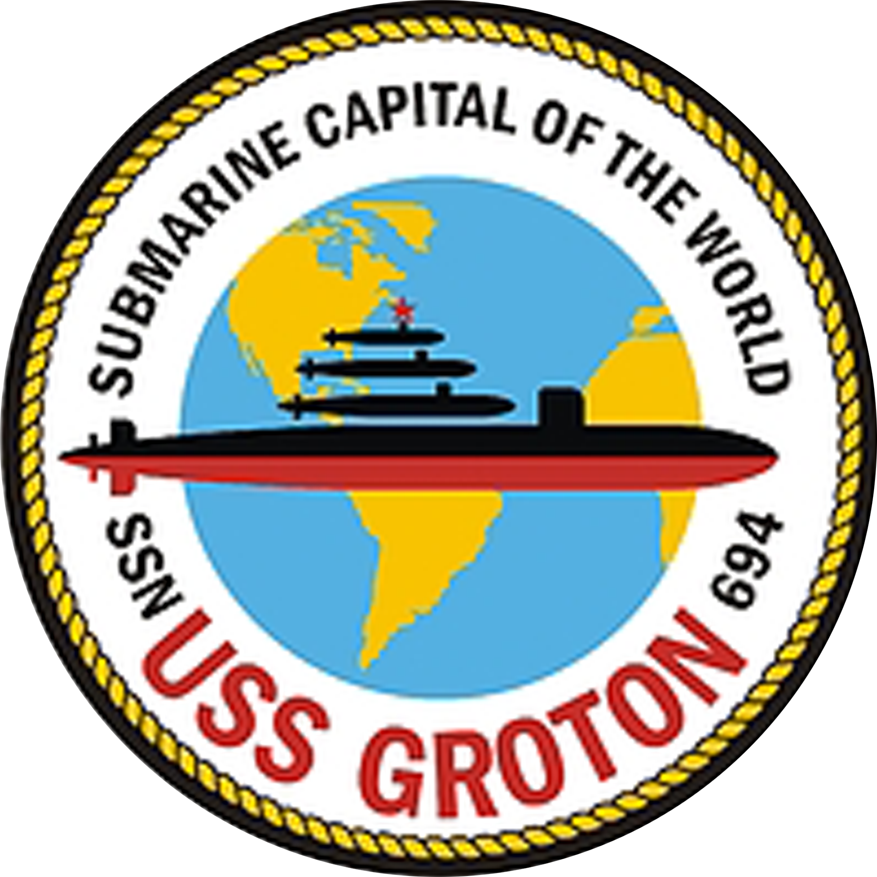 Uss Groton Ssn694 - Uss Groton (ssn-694) (1776x1776)