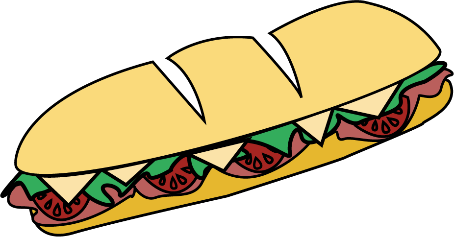 Hoagies Served On A Fresh Italian Roll - Cold Cut Clip Art (926x484)