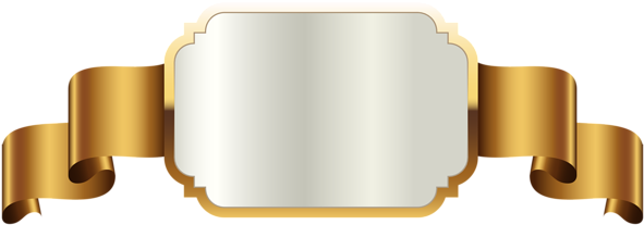 Gold Label Template Transparent Png Clip Art Image - Golden Label Png (850x305)