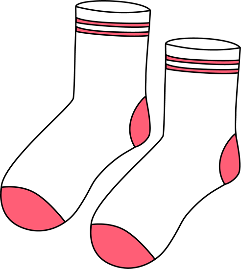 Pair Of Socks Clipart (492x550)