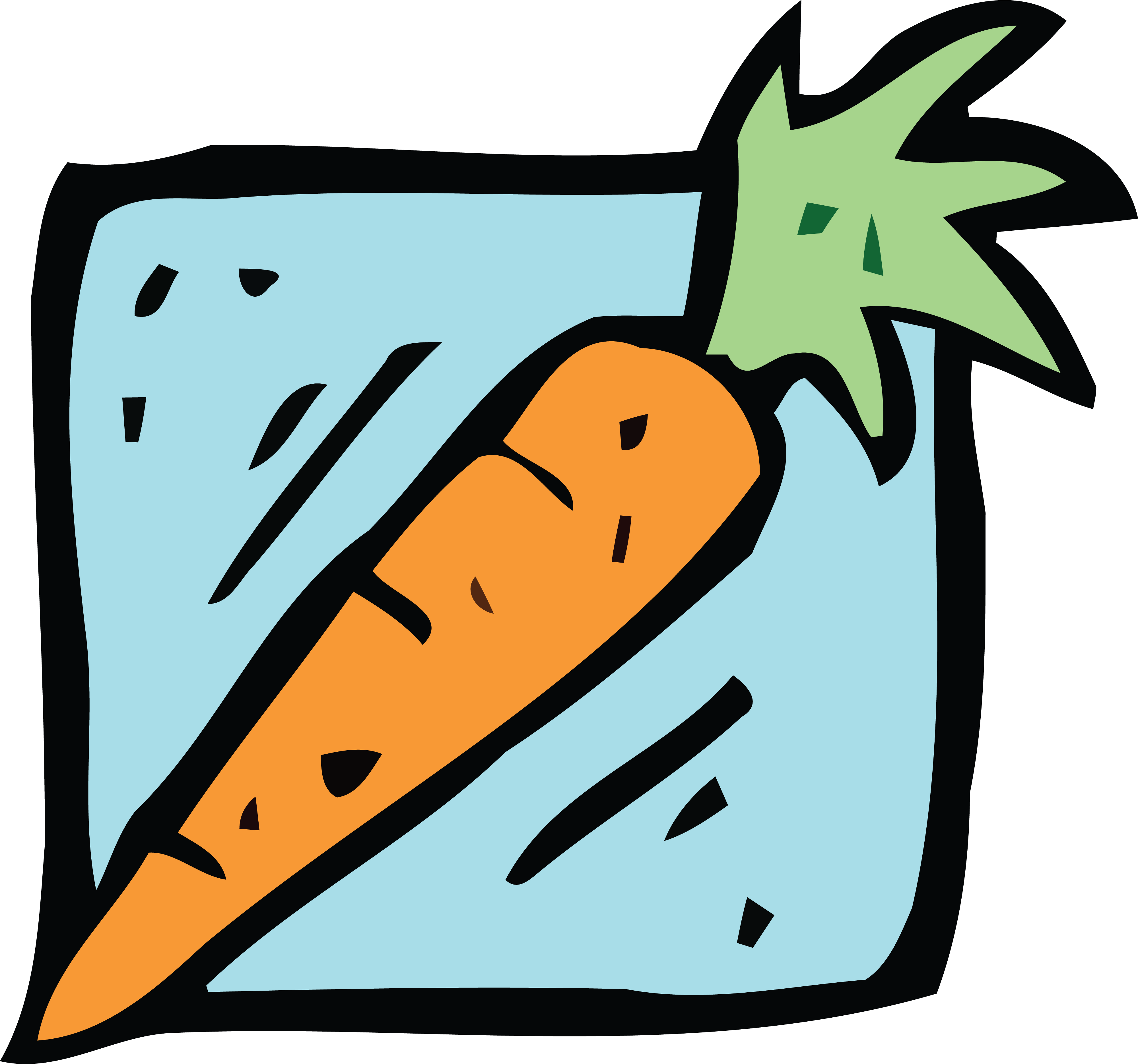 Free Clipart Of A Carrot - Nutrition Clipart (4000x3741)