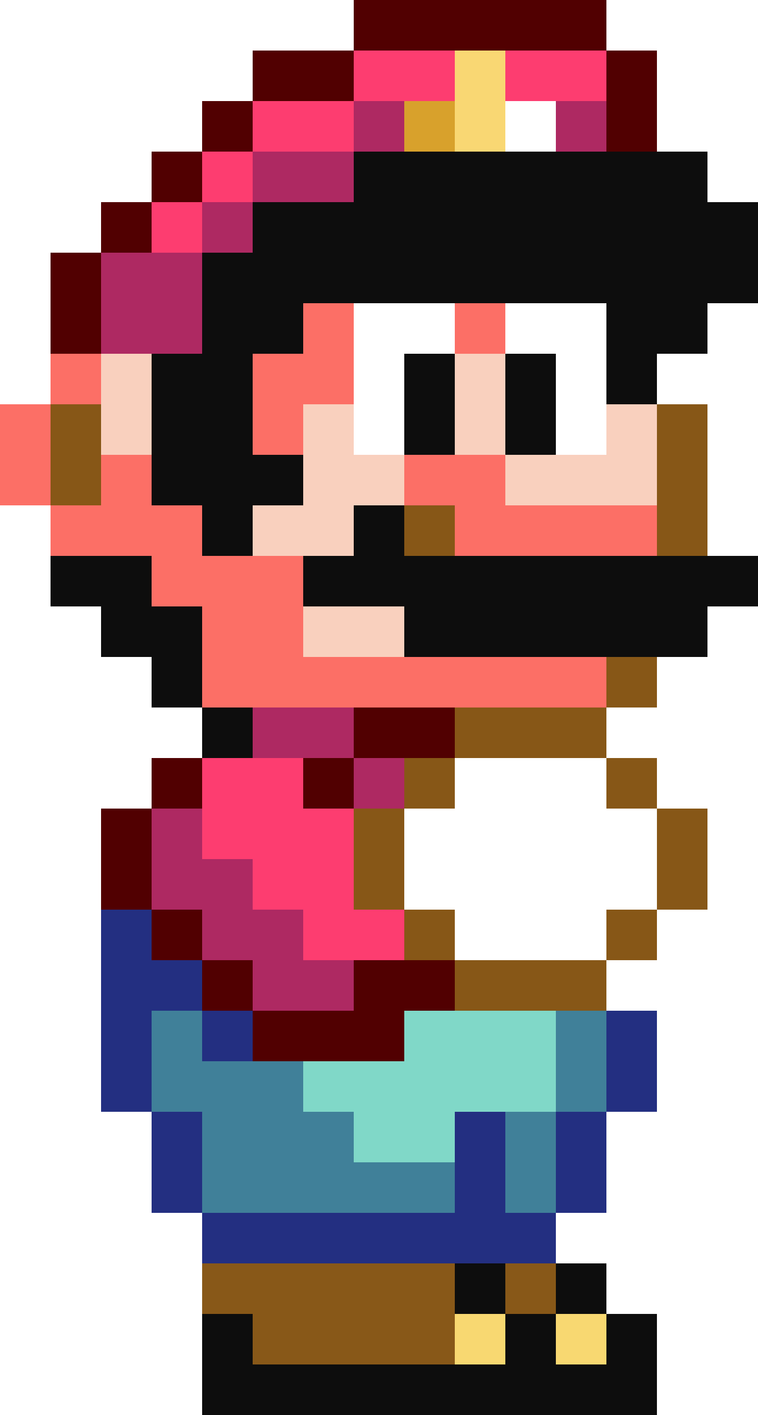 Super Mario World - Super Mario World Mario Sprite (1500x2800)