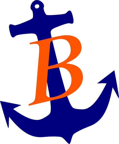 B Anchor Clip Art - Anchor B (492x596)