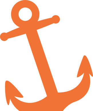 Anchor Line Is A Full-service Production Company - Blue Anchor Clip Art Png Transparent (325x388)