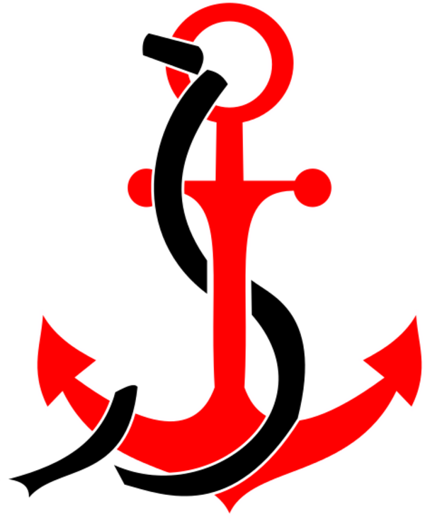 Red Anchor Clip Art &ndash - Red Anchor Clip Art &ndash (600x736)