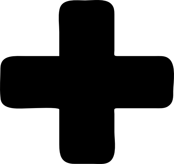 Plus Sign Clip Art At Clker Com Vector Clip Art Online - Plus Clip Art (600x566)