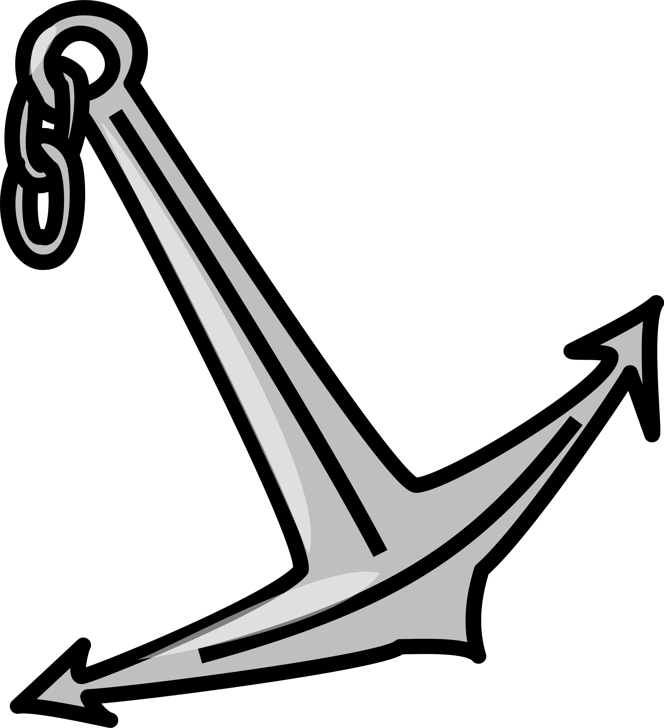 File - Anchor - Svg - Anchor Clip Art (2191x2400)