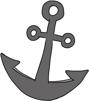 Cute Anchor Clip Art Free Clipart Images - Pirate Anchor (400x459)