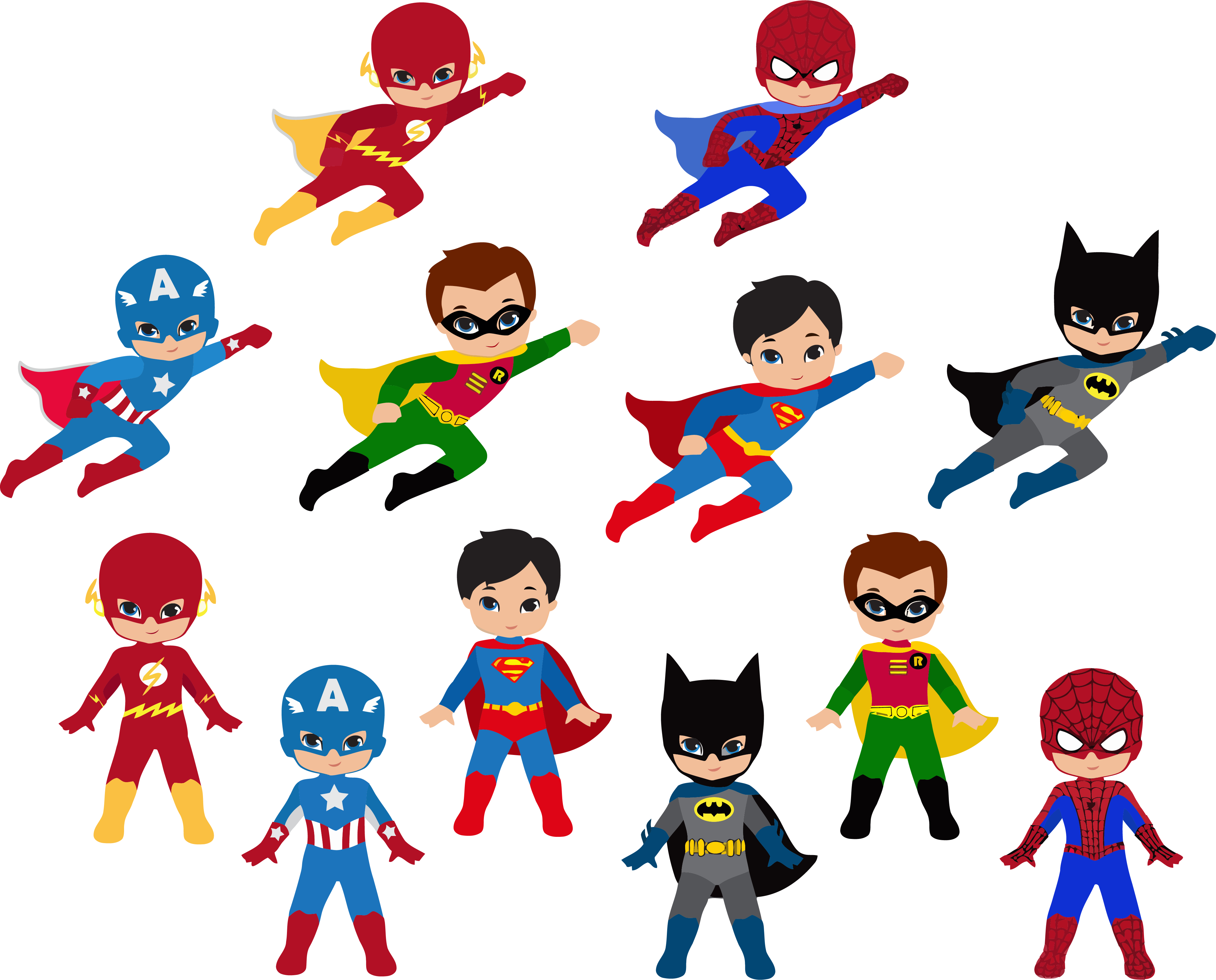 Free Superhero Clipart - Superhero Clipart (4068x3279)