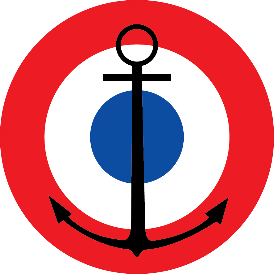 France Navy - French Airforce Roundel (886x886)