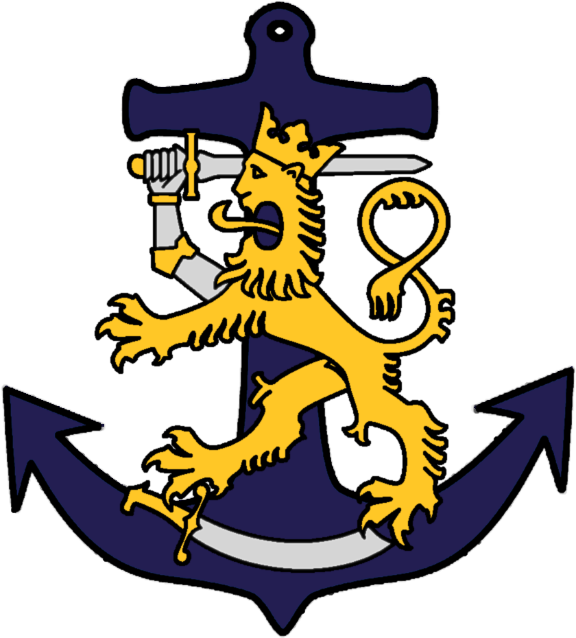 Alternate Emblem Of Finnish Navy By Coralarts - Finland National Rugby Union Team (871x965)