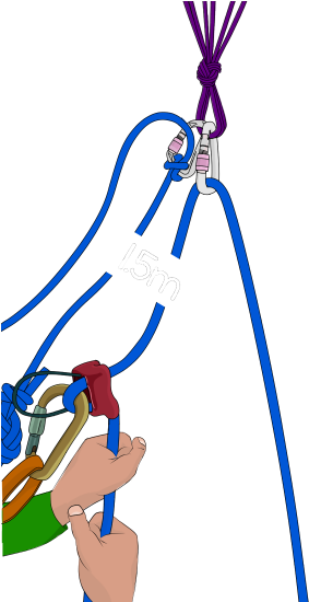 Indirect Belaying Redirected Belay - Belaying (300x549)