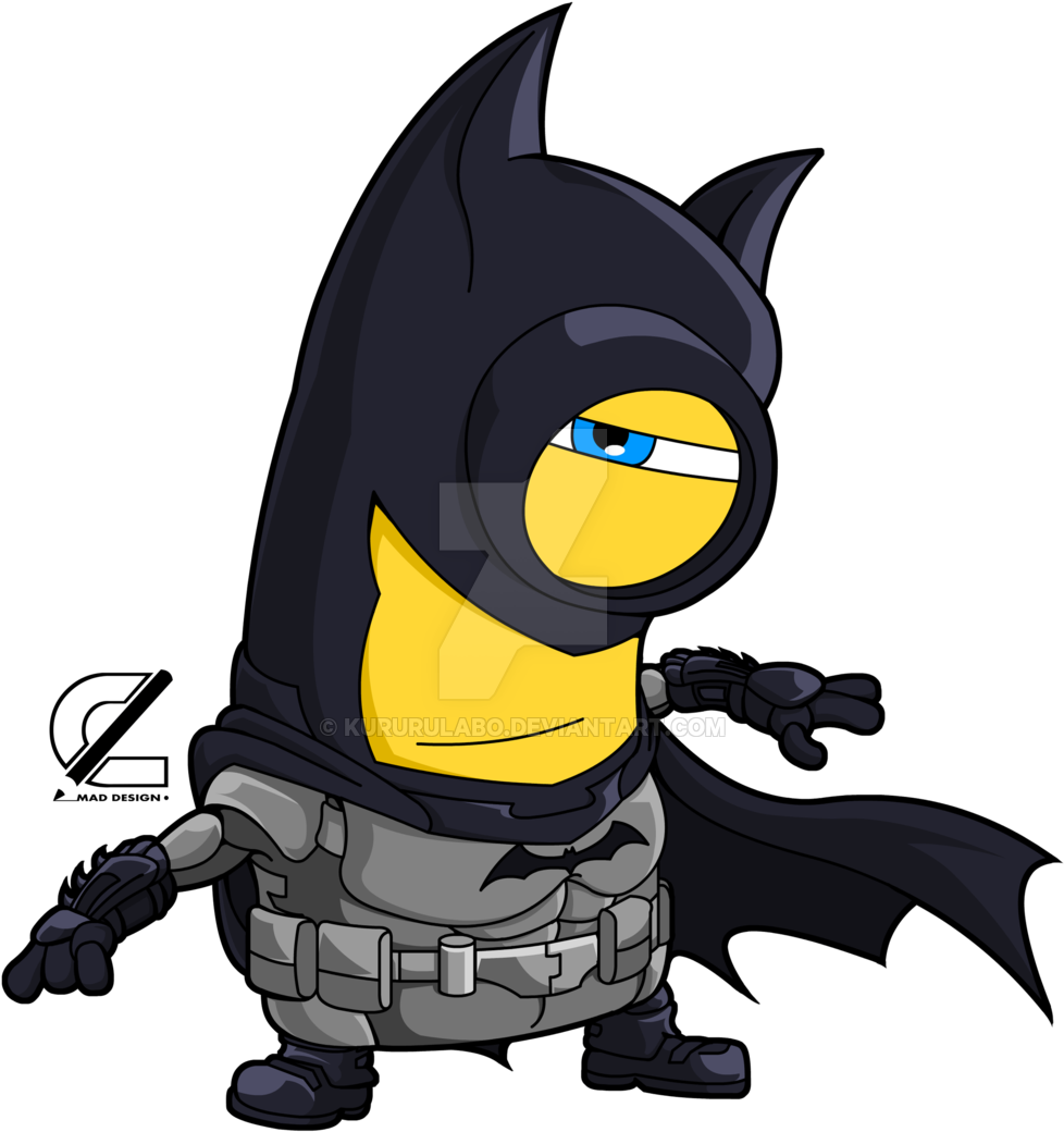 Batman By Kururulabo On Deviantart - Batman Minion (2502x2675)