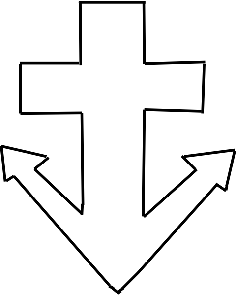 Simple Anchor Clip Art - Clip Art (480x599)