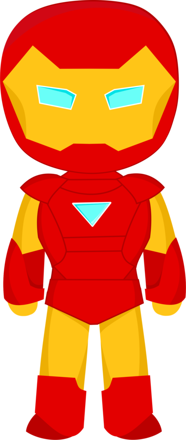 Superheroes♥ - Ironman Clipart (380x900)