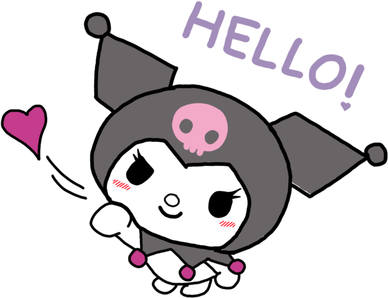 Hello Kitty My Melody Kuromi Deviantart Clip Art - คุ โร มิ Png (894x894)