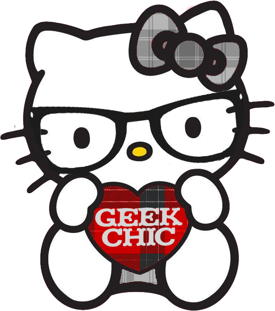 Auto Decal With My Favorite "hello Kitty" Character - Hello Kitty Nerd (567x641)