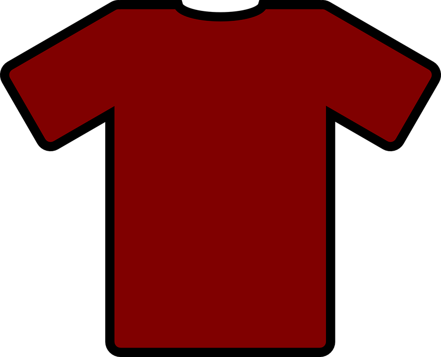 Clip Arts Related To - Red T Shirt Template (889x720)