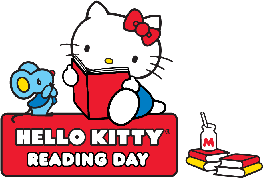 Promotions Hello Kitty Reading At Sanrio - Hello Kitty Reading Book (934x646)