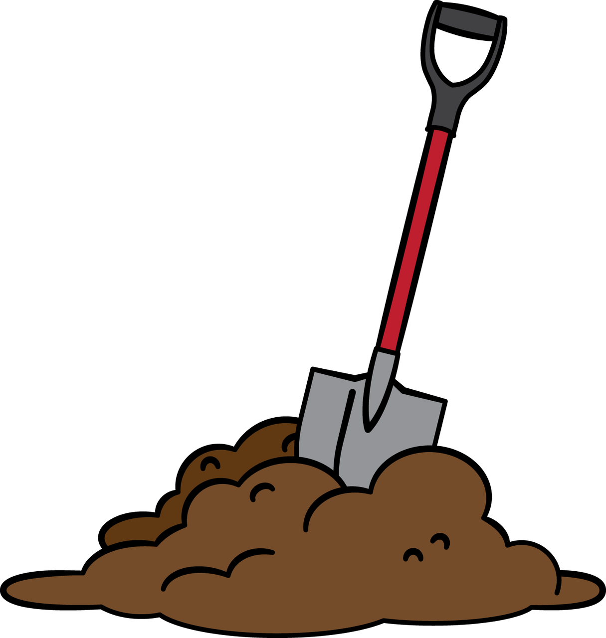 Digging Dirt Angel Moroni Clip Art Shovel 1215 1280 - Cartoon Shovel In Dirt (1215x1280)