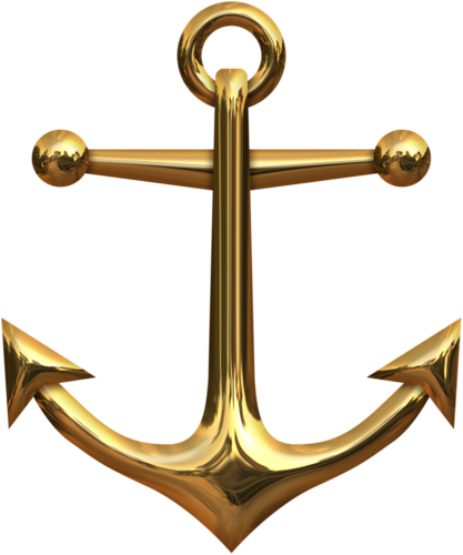 Anchor Png, Nautical Clipart - Emblem (417x500)