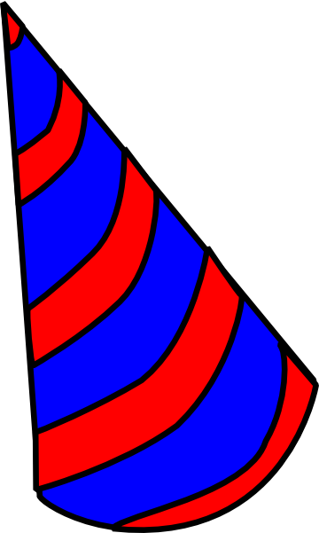 Blue And Red Party Hat (360x601)