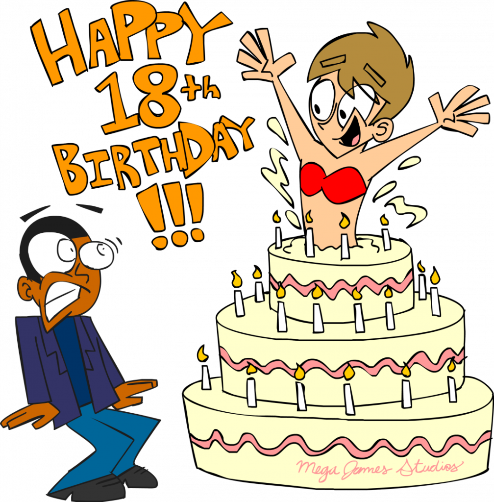 Happy Birthday Images Funny Free - Happy 18th Birthday Man (1008x1024)
