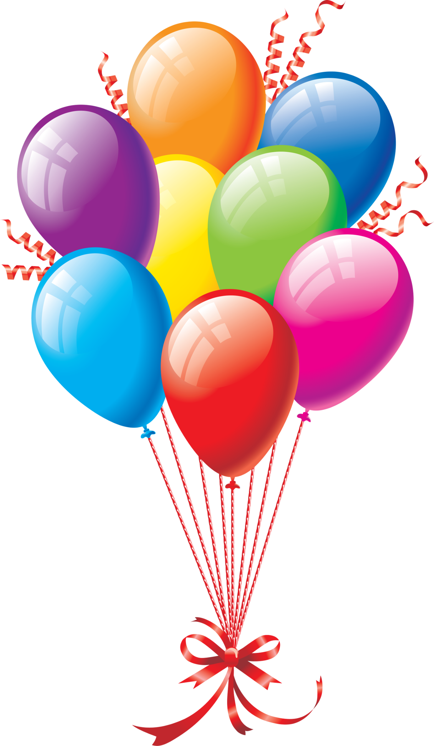 Balloon Birthday Anniversary Clip Art - Balloon Birthday Anniversary Clip Art (1381x2375)