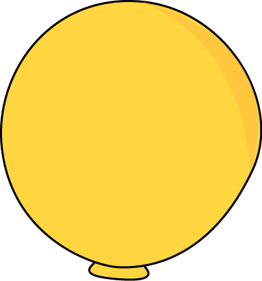 Yellow Balloon Clipart Free Images - Tennis Ball Cut Out (383x410)