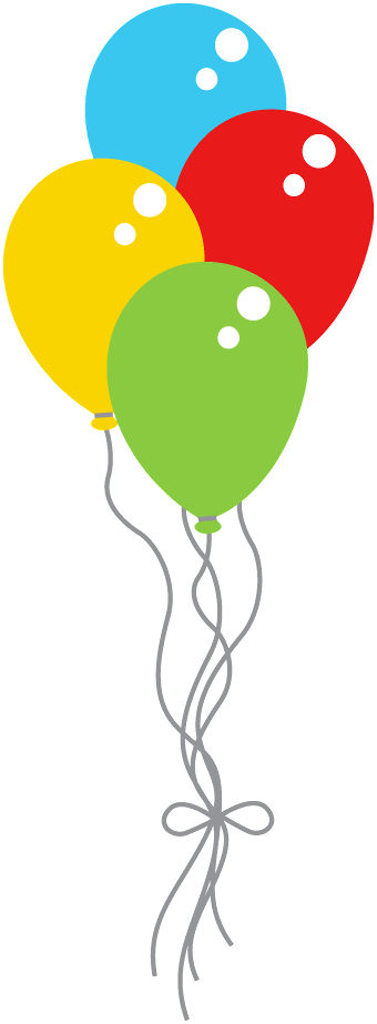 Clipart Animals Circus Circus27 - Circus Balloons Clipart (340x923)