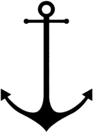 Download Anchor Tattoos Free Png Photo Images And Clipart - Simple Anchor Tattoo (383x486)