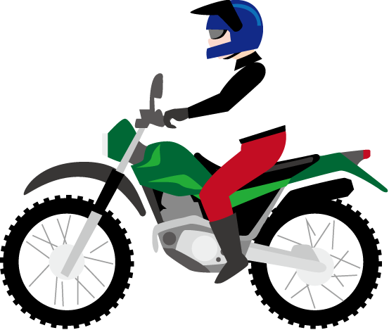 Clip Art Of Motor Bike (553x469)