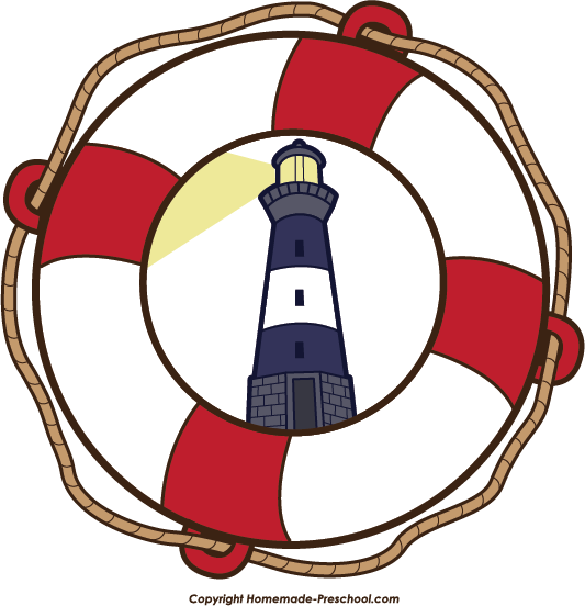 Sailor Clipart Life Preserver - Light House Clip Art (533x552)