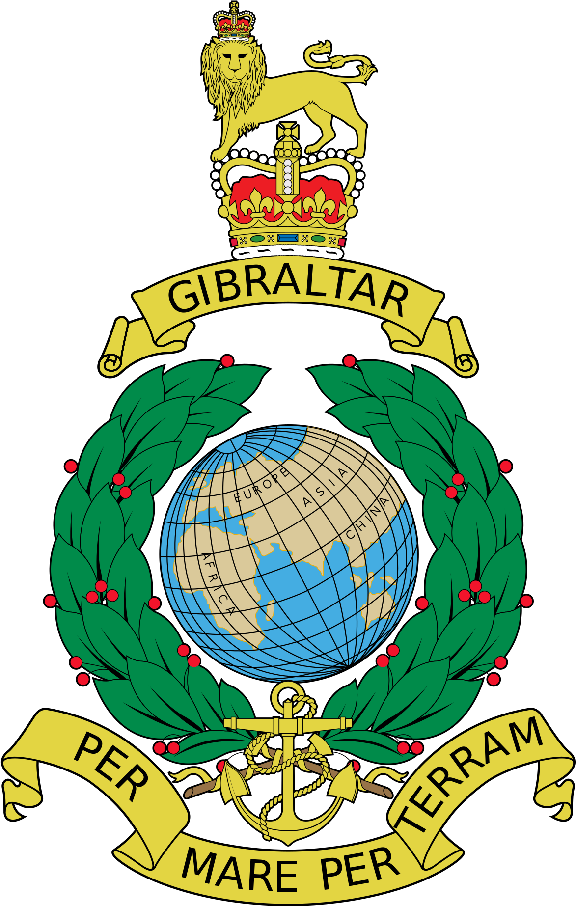 Badge - Royal Marine Commandos Badge (1200x1883)
