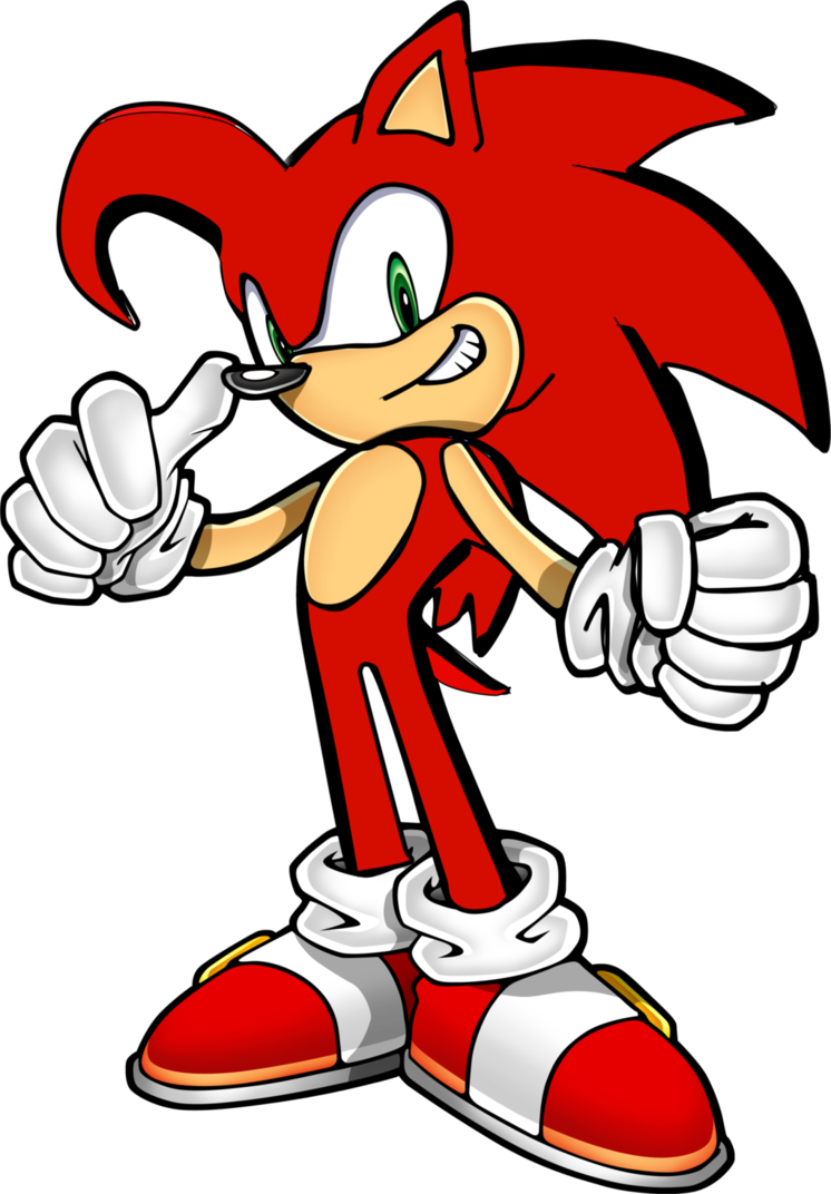 Sonic The Hedgehog Clipart Red - Sonic The Hedgehog Red (746x1072)