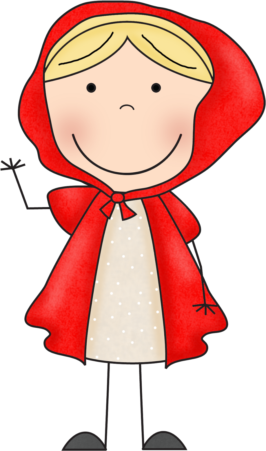 Little Red Riding Hood Clip Art - Red Riding Hood Clip Art (948x1600)