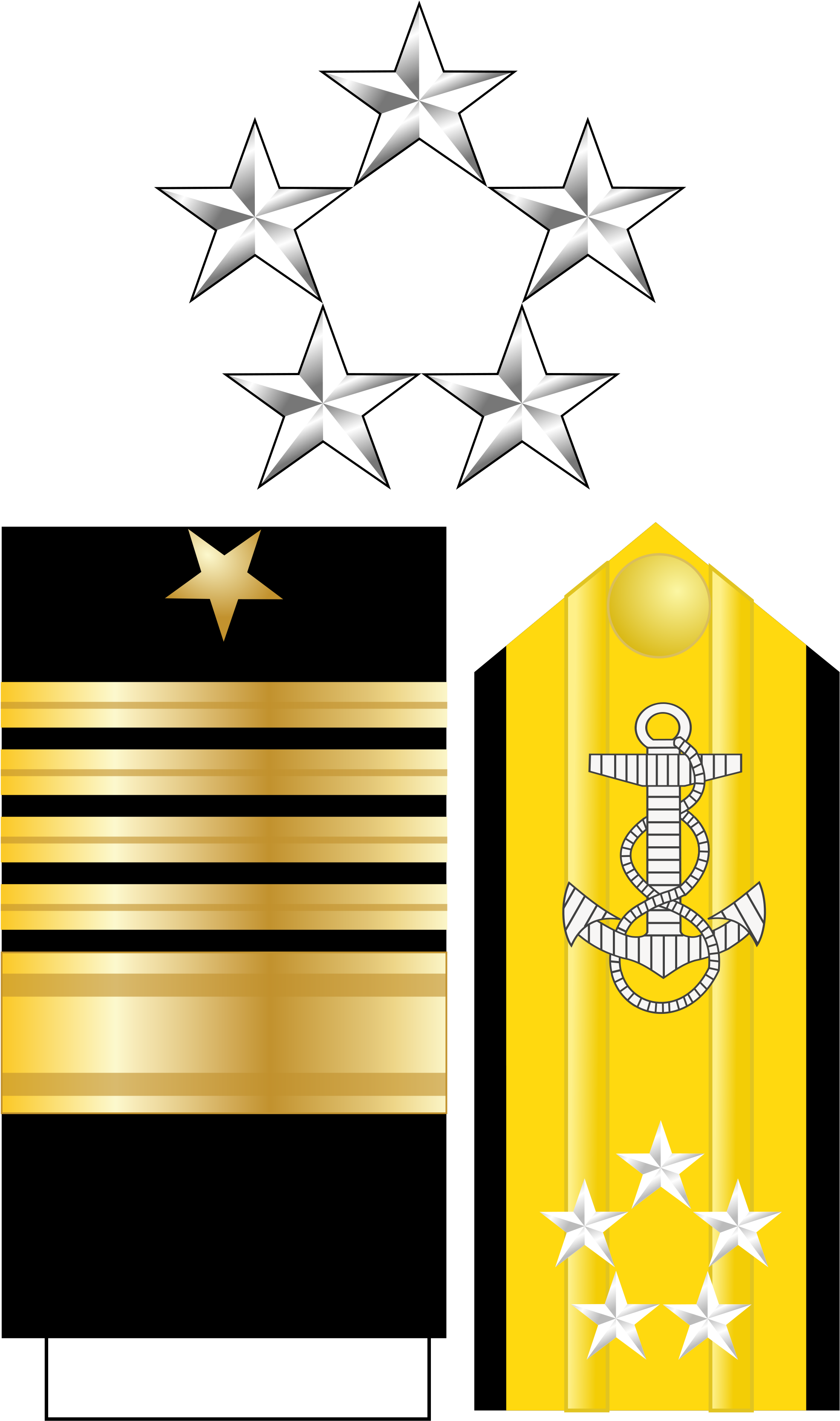United States Navy Rank Structure (by Yangzhenbao) - Us Navy Fleet Admiral Insignia (2000x3429)