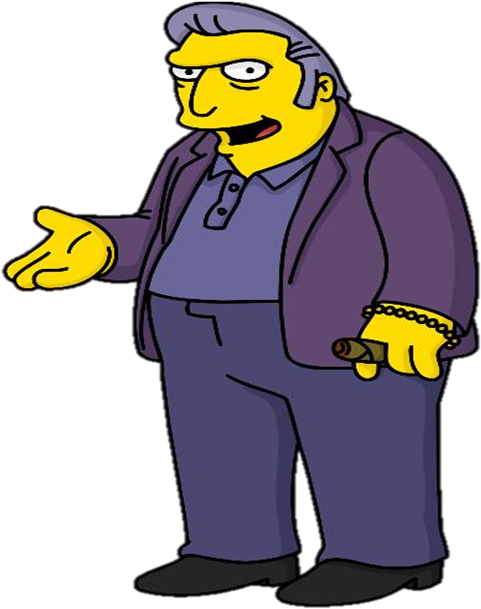 Fat Tony, The Town's Chief Gangster Who Has A Group - Big Tony The Simpsons (507x630)
