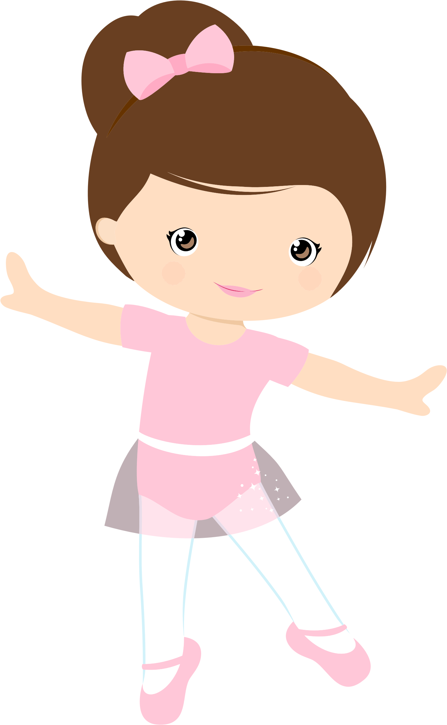 Ballerina Clipart Craft Projects School Clipart Clipartoons - Ballet Girl Clipart (1447x2347)