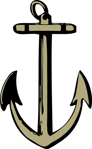 Baby Anchor Clip Art - Anchor (366x593)