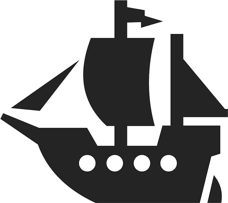 Viking Ship Rubber Stamp - Ship (800x800)