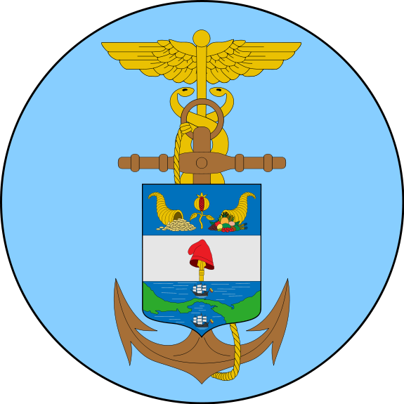 Escudo Sanidad Armada Nacional De Colombia - Decal Bumper Sticker Colombia Coat Of Arms Car Sticker (575x575)